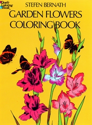 Garden Flowers - Coloring Book