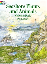 Seashore Plants and Animals - Coloring Book