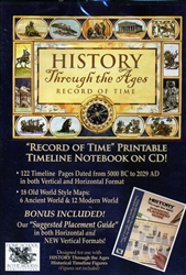 History Through the Ages - Record of Time Printable Timeline Notebook