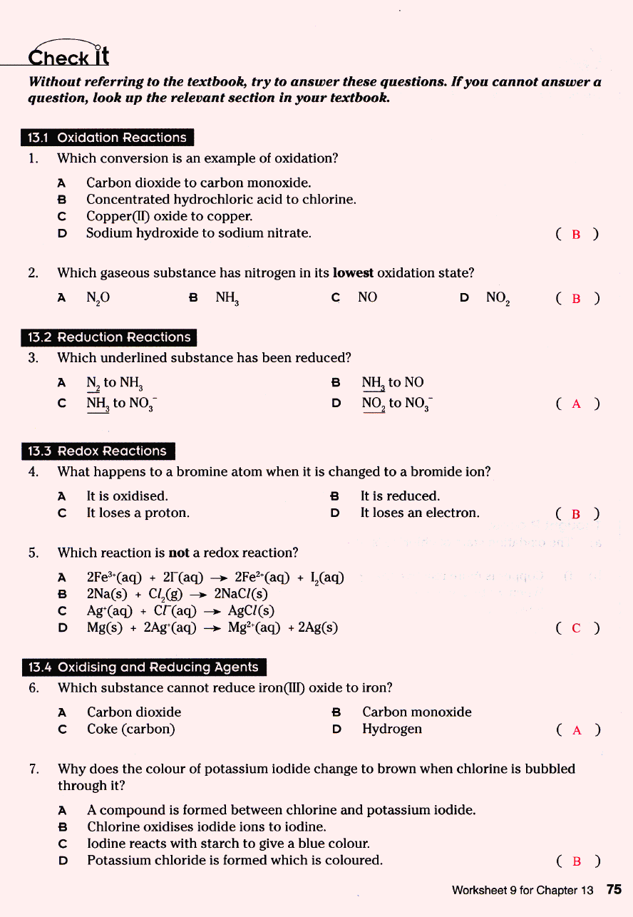 Chemistry Matters - Workbook Teacher's Edition (old) - Exodus Books Chemistry Matters - Workbook Teacher's Edition (old) - Exodus Books