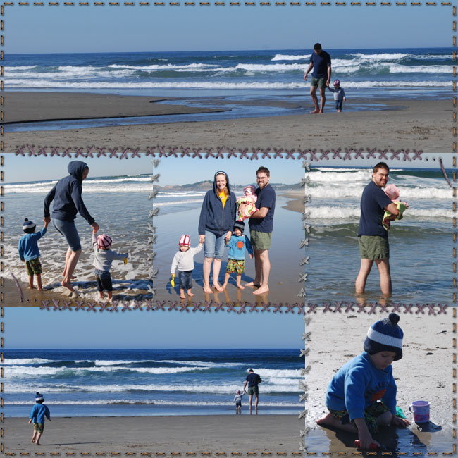 Family in the Waves