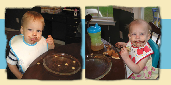 messy faces collage