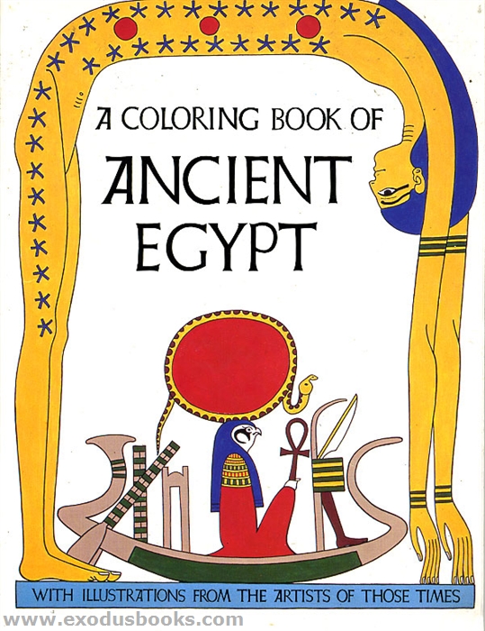 Coloring Book of Ancient Egypt - Exodus Books