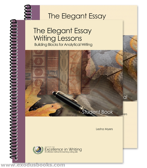 the elegant essay writing lessons by lesha myers The elegant essay writing lessons: building blocks for analytical writing, third edition - by: lesha myers find this pin and more on college prep by homeinsteadof. the elegant essay writing lessons by lesha myers The elegant essay writing lessons: building blocks for analytical writing, third edition - by: lesha myers find this pin and more on college prep by homeinsteadof.
