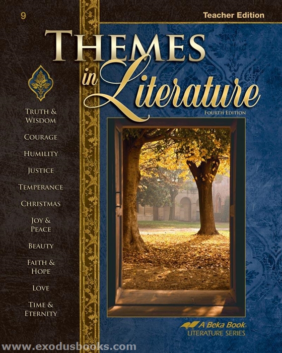 Themes Of Literature Abeka | themes in literature teacher guide exodus books Themes Of Literature Abeka | themes in literature teacher guide exodus books
