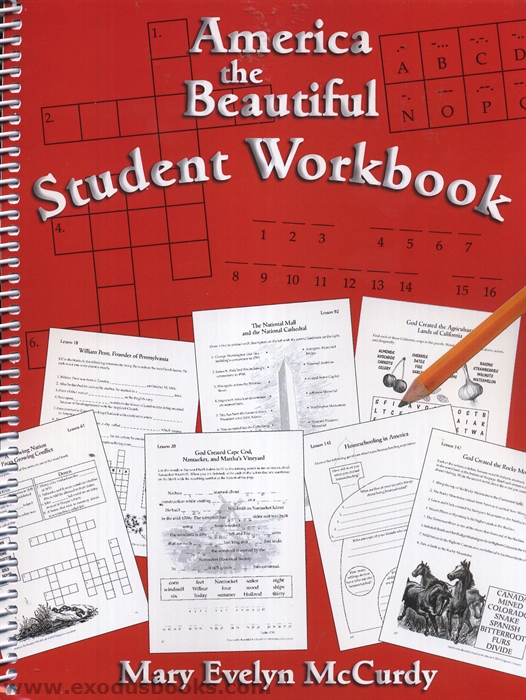America the Beautiful - Student Workbook - Exodus Books