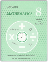 Rod & Staff Math 8 - Quizzes/Speed Tests