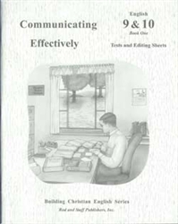 Rod & Staff English 9-10 - Tests/Editing Sheets Book 1