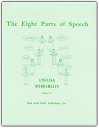 Eight Parts of Speech Grades 3-5 - Teacher Edition