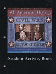 All American History Volume II - Student Activity Book
