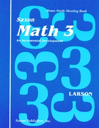 Saxon Math 3 - Home Study Meeting Book