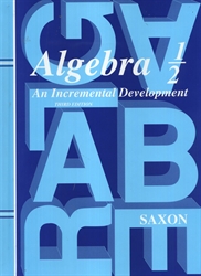 Saxon Algebra 1/2 - Textbook