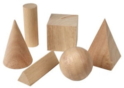 Geometric Solids (Wood)
