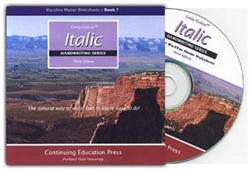 Italic Handwriting F - Blackline Masters CD-ROM