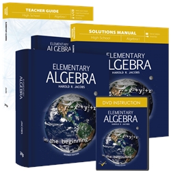 Harold Jacobs Elementary Algebra - DVD Package