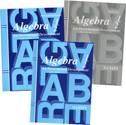 Saxon Algebra 1/2 - Home Study Kit