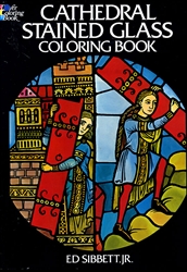 Cathedral Stained Glass - Coloring Book
