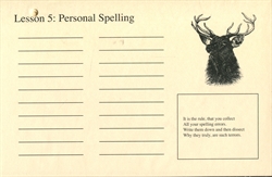 Phonetic Zoo Personal Spelling Cards