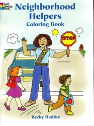 Neighborhood Helpers - Coloring Book