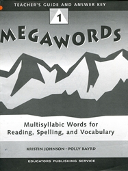 Megawords Book 1 - Teacher's Guide and Answer Key (old)