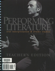 Performing Literature - Teacher's Edition