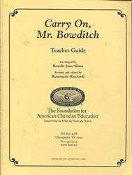Carry On, Mr. Bowditch - Teacher Guide