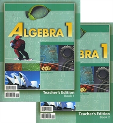 Algebra 1 - Teacher Edition (really old)