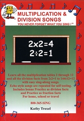 Multiplication & Division Songs - DVD