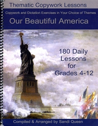 Thematic Copywork Lessons - Our Beautiful America