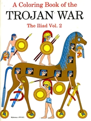 Coloring Book of the Trojan War: The Iliad Vol. 2