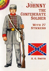 Johnny the Confederate Soldier - Sticker Activity Book