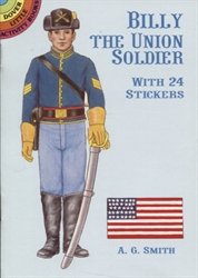 Billy the Union Soldier with 24 Stickers - Activity Book