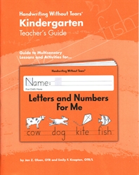 Handwriting Without Tears Kindergarten Teacher's Guide (old)