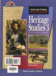 Heritage Studies 3 - Home Teacher Edition (really old)