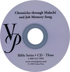 Chronicles through Malachi and Job - Song CD