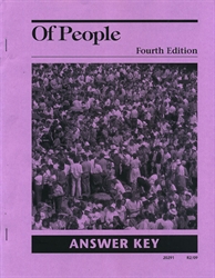 Of People - Answer Key