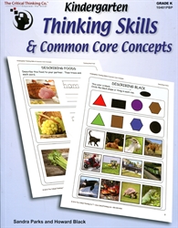 Kindergarten Thinking Skills & Common Core