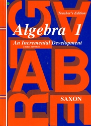 Saxon Algebra 1 - Teacher's Edition