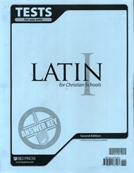 Latin I - Test Answer Key