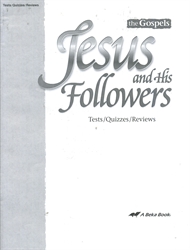 Jesus and His Followers - Tests/Quizzes/Reviews (old)