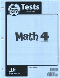 Math 4 - Tests Answer Key (Old)