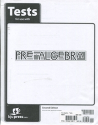 Pre-Algebra - Tests (old)