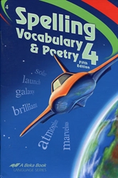Spelling, Vocabulary, Poetry 4 - Workbook (old)