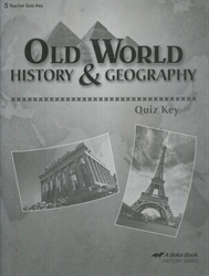 Old World History & Geography - Quiz Key