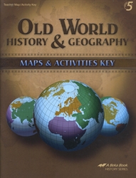Old World History & Geography - Maps Activity Key
