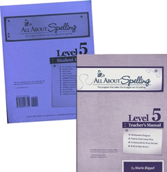 All About Spelling Level 5 - Teacher's Manual & Student Material Packet