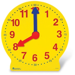 13" Learning Clock