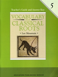 Vocabulary from Classical Roots 5 - Teacher's Guide