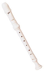 Soprano Recorder - One-Piece with Ivory Finish