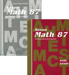 Saxon Math 8/7 - Homeschool Kit (really old)